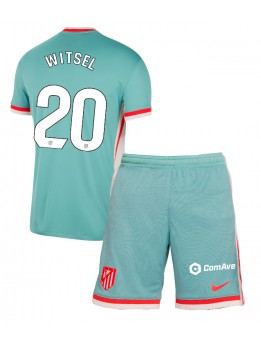 Billige Atletico Madrid Axel Witsel #20 Bortedraktsett Barn 2024-25 Kortermet (+ Korte bukser)